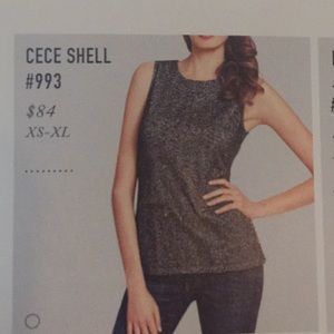 CAbi Cece shell (sleeveless top)